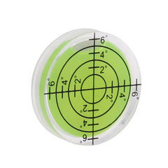 Universal Spirit Level Bubble 32x7mm Mini Bullseye Level for Tripod Furniture