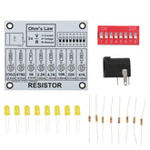 Soldering Practice Kit DIY Electronic Circuit Project Resistor Learning Board Electronic Teaching Lab Training Soldering Kit