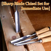 Professional Wood Carving Chisels 4PCS Set Half Gouge Woodworking Tool for Sculpture