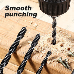 8-piece Woodworking Bit, 3-10mm Fried Dough Twists Bit set Woodworking Bit titanium Coating Woodworking Metal Bit Tool