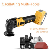 Oscillating Multi Tool Brushless Multi-Tool with 23PCS tips 6 Variable Speed for Cutting Scraping Sanding for DeWalt 20V Battery