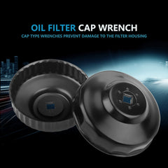 Oil Filter Wrench Remove Set Sockets Work Wrench Repair Tool Kit Filter Remove Set Filter Wrench Set Oil Filter Cup Set
