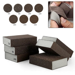 Sanding Sponge Blocks Grit 60 80 100 120 180 240 320 Wall Grinding Sponge Sand Block Sandpaper Wet/dry Use
