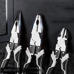 Universal Multifunctional Wire Pliers Household Wire Cutters Point Nosed Pliers Vise Professional Stripping Crimping Repair Tool