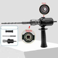 Electric Drill To Hammer Adapter Metal For Hand Electric Drill To Hammer Drill Conversion Head With Drill Bit