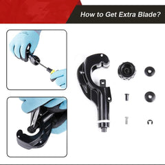 Tubing Cutter 3-35mm Mini Pipe Cutter with Deburring Tool Pipe Cutting Machine Retractable for Aluminum/Stainless Steel Tube