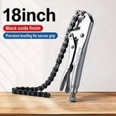 18 inch Clamp Pliers Locking Grip Wrench Pipe Wrench Versatile Chain Clamp Pliers for Mechanical Repairs Compound Leverage