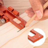Metal Carpenter Square Angle Measuring Tool Precision T Square With Sliding Stop Imperial Metric Dual Scale Woodworking Marking