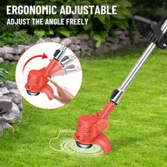 21V Cordless Weed Wacker 3-in-1 Rechargeable String Trimmer for Lawn Garden Yard