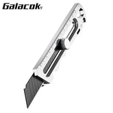 Stainless Steel Utility Knife 6 In 1 Multi-Function Opener Retractable Box Cutter Portable Office Home Courier Unboxing Knifes