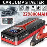 Car Jump Starter 8000A Peak, 298000mAh Emergency Power Bank Booster for 12V Gas and Diesel Vehicles