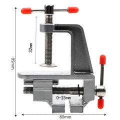 Portable Mini Table Vise Clamp for Small Work Hobby Jewelry Diy Craft Repair Tool Work Table Vise Tool Quick Positioning Fixture