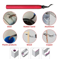 Rotary Deburr Tube Reamer and DIY Edge Cutter Combo: Burr Cutter, Scraper, Deburring Tool, Router Bit, Trimming Knife, Tool Part