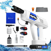 DayPlus Portable 20V Pressure Washer Kit w/Foam Nozzle & 5M Hose, 1.5Ah Cordless Water Pump