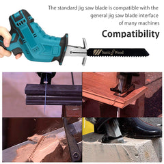 20pcs Jigsaw Blades Set T-Shaft HCS Assorted Jig Saw Blades for Wood Plastic and Metal Cutting Incl. Plastic Box forBlack