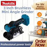 Makita 3 Inch Electric Cordless Angle Grinder Tile Cutter for Wood Tile Plastic 19500RPM Cut Off Tool for 18V Battery