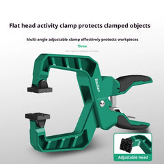 1pcs Quick Clamp Heavy Duty Table Vise for Drilling Machine Terminals C Resin Woodworking Tool Professional Locking Pliers Grip