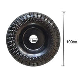 Grinder Wheel Disc 4 Inch Wood Shaping Wheel Wood Grinding Shaping Disk For Angle Grinders Power Tools