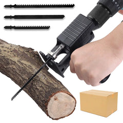 Electric Drill Modified Electric JigSaw Portable Electric Jig Saw for Cutting Wood/PVC/Metal Home DIY Woodworking Tool