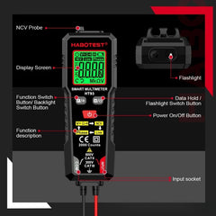 Digital Multimeter Intelligent AC/DC Voltage Current Tester Professional Electrician Repair Tools Multi-functional Multimeter