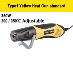 350W/450W Two-Speed Mini Hot Air Gun Heating Gun Welding Heat Gun Mobile Phone Repair Car Film Tool Temperature Adjustable
