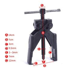 Automotive Car Inner Bearing Puller 2 Jaw Gear Extractor Labor-Saving Bearing Device Removal Tool for Automotive Repair