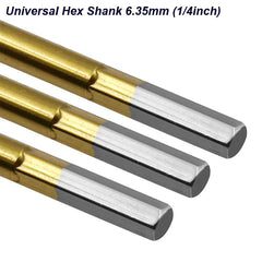 Woodworking Spade Drill Bits Set Paddle Flat Boring Double Side Cutting Spurs Woodworker Hole Cutter Wood Polyurethane Board PVC