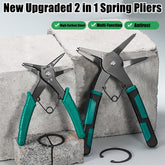 Snap Ring Plier Type Circlip Pliers Multifunctional Crimp Tool Internal External Ring Remover Retaining Circlip Pliers Hand Tool