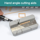 DIY woodcraft hand model making tools, fixed angle cutting auxiliary tools, handcraft miniature landscape tools