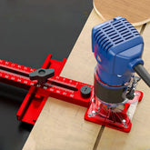 3-in-1 Router Circle Cutting Jig, Woodworking Milling Groove Bracket, Aluminum Circular Auxiliary Tool