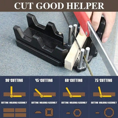 Portable 2-in-1 Mitre Measuring & Cutting Tool - Precision Angled Cuts up to 180 Degrees, Miter Saws for Woodworking