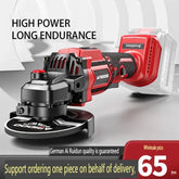 New Brushless Angle Grinder High-power Handheld Grinder Cutting Machine Small Polishing Machine Household Portable Electric Tool
