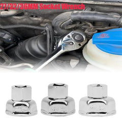 1Pcs 27/32/36MM Socket Wrench Auto Car Oil Filter Wrench Socket Remover Tool Suitable For Most Car Models Oil Filter Caps