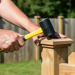 Rubber Mallet Hammer Soft Mallet - Soft Rubber Head Hammer, Mallets with Comfort Grip, Suitable for Flooring, Tile, Furniture