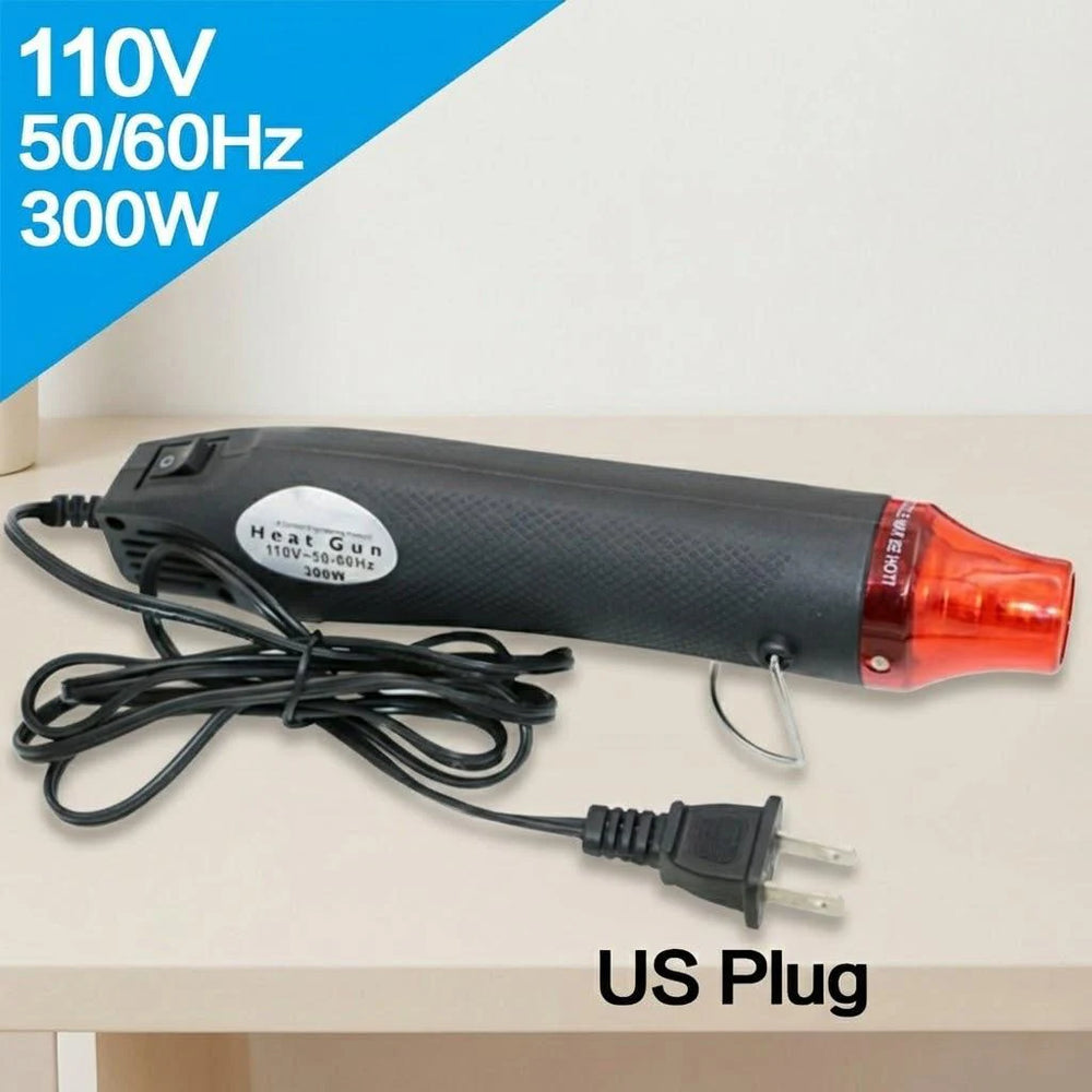 DIY 300W Heat Gun Electric Power Tool Hot Air Temperature Gun 110V/220V with Supporting Seat Shrink Tool