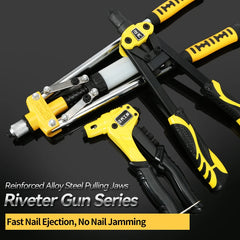 Manual Rivet Gun Suitable For Wall And Wooden Board Core Pulling Nail Fixation Double Handle Labor-Saving Core Pulling Rivet Gun
