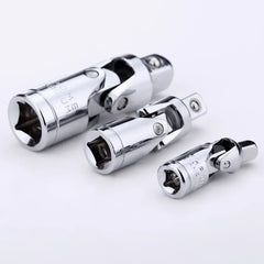 Universal Joint Set Socket Ratchet Wrench AdapterUniversal Joint Set Socket Ratchet Wrench Adapter 1/4" 3/8" 1/2" Extension Bar