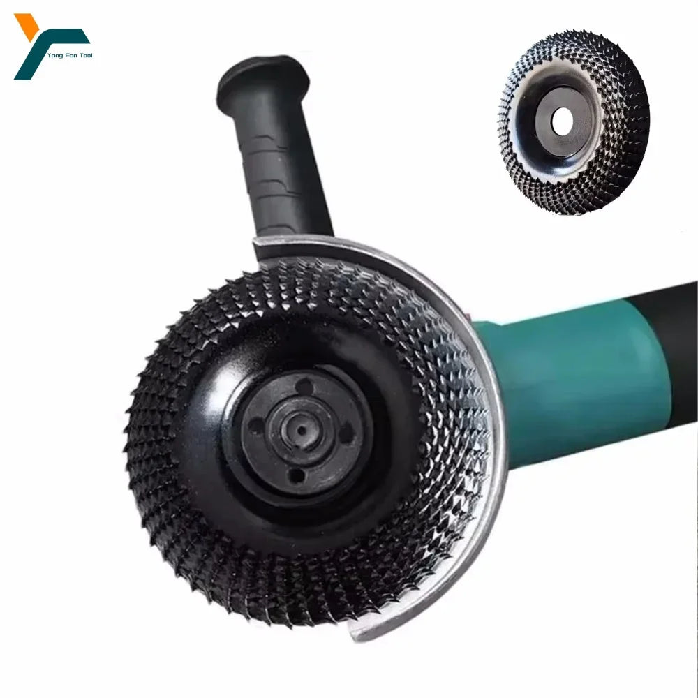 4 Inch Disc Grinder Wheel Wood Shaping Wheel Grinding Shaping Disk For Angle Grinders Power Tools Conversion Grinding Polishing