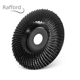 4 Inch Round Wood Angle Grinding Wheel Abrasive Disc Angle Grinder Carbide Coating 22mm Bore Shaping Sanding Carving Rotary Tool