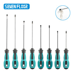 4PCS Multipurpose Handle Screwdrivers Set Electrician Insulated Security Repair Hand Tools Cross/Straight Type Screw Driver