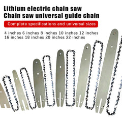 Chainsaw Chain 4-12Inch Chain Rechargeable Saw Mini Electric Chainsaw Cordless Saw Carpentry Gardening Tools Electric Wood Saw