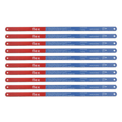 Model Hacksaw Blade Hand Saw Blade Optional Practical Wood cut Hand Reliable Saw 10PCS 14T/18T/24T 300mm Bi-Metal Blade Blades