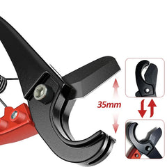 Pipe Cutter Pipe Scissors SK5 Material Ratchet Cutter Plastic pipe cutting tools PVC/PU/PP/PE Hose Cutting Hand Tool for Plumber