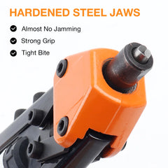 Rivet Gun Set, Manual Riveting Tool, Suitable For 2.4/3.2/4.0/4.8/6.4mm Rivets Home Rivet Gun Including 250 Rivets 5 Drill Bits