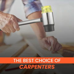 Small Rubber Mallet Hammer – Rubber Hammer with Non-Slip Grip and Dual Heads for Craft, Tile, Jewelry, and Furniture Assembly