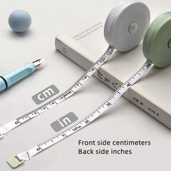 1.5M Retractable Tape Measure Cute CM/In Measuring Tool Portable Ruler Measure Mini PP Tape Measure Irregular object Measurement