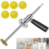 Stainless Steel PVC Pipe Cutter Tool with 5 Blades - Adjustable Depth, Ergonomic Handle for Smooth Inside Plumbing Cutting