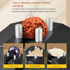 Heavy Duty Working Table Vise Multi -angle Tight Machining Workbench Clamping Tool Flat Mouth Stable Clamping Table Clamp Vise