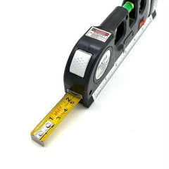 Versatile Laser Level Tape - Adjustable Multifunctional Standard Ruler with Cross Lines Measuring Instrument, Tripod