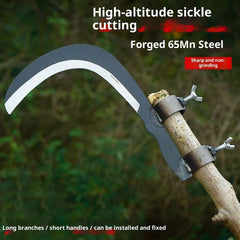 Hand forged tree branch cutting tools, gardening pruning tools, multi-purpose gardening tools